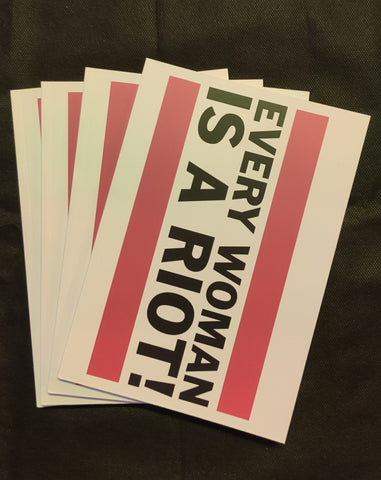 Carnet "Every woman is a riot"