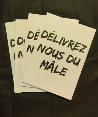 Carnet "Délivrez-nous du mâle"